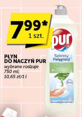 Płyn do naczyń Pur wybrane rodzaje promocja w Groszek