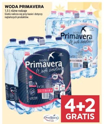 Woda Primavera promocja w Stokrotka