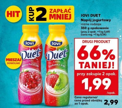 Napój jogurtowy Duet różne rodzaje promocja w Kaufland