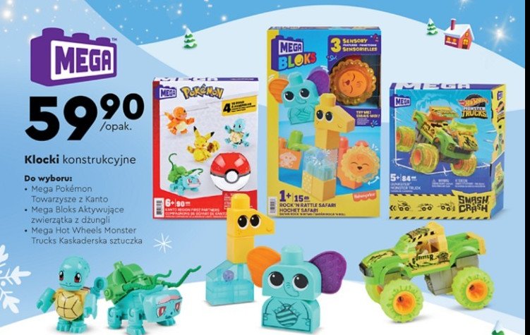 Aktywujące zwierzątka z dżungli Mega bloks promocja
