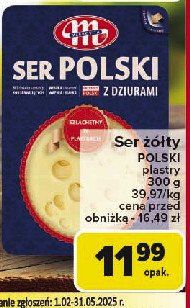 Ser polski z dziurami Mlekovita promocja w Carrefour Market