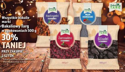 Bakalie Bakaliowy Targ żurawina promocja w Dino