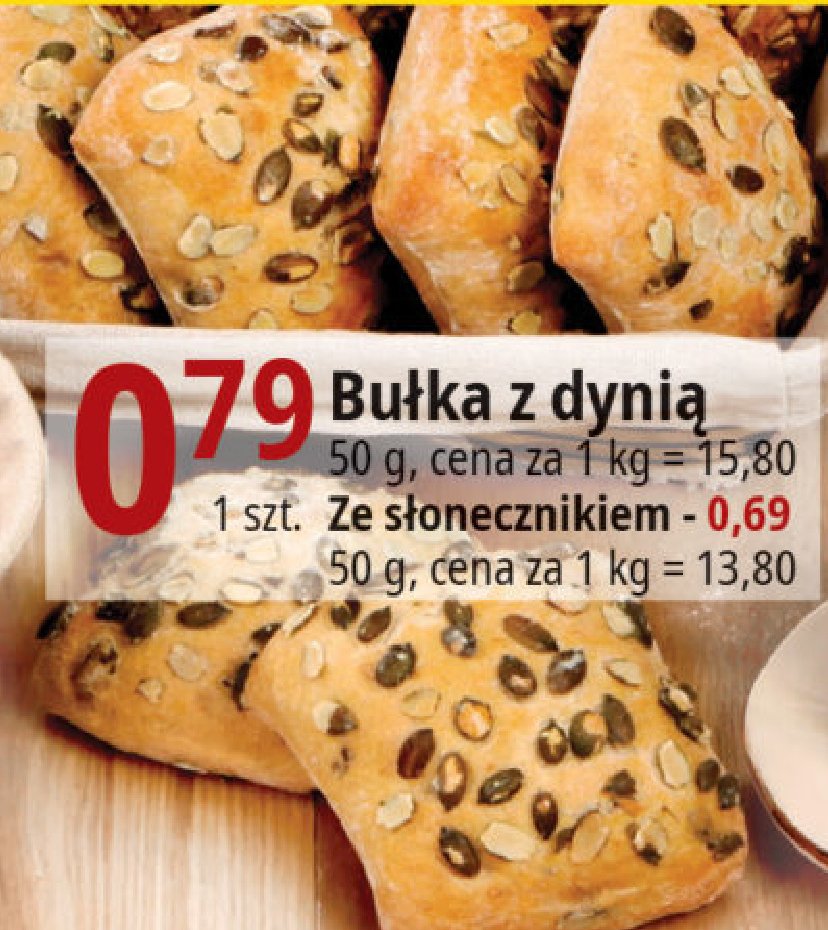 Bułka pszenna ze słonecznikiem promocja