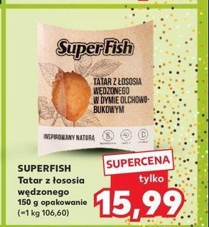 Tatar z łososia wędzonego Superfish promocja