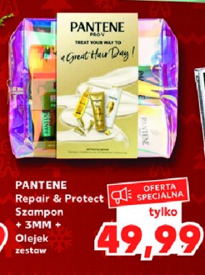Zestaw repari & protect: szampon+3mm+olejek Pantene pro-v promocja