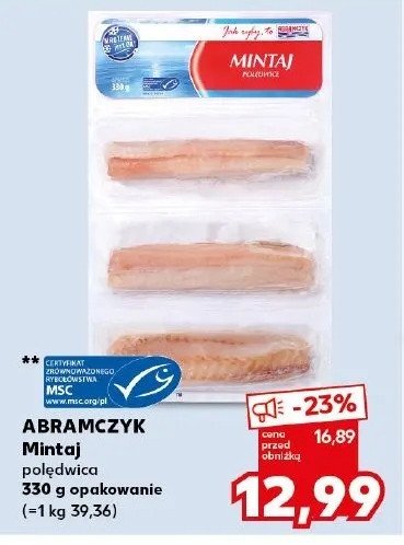 Mintaj polędwica Abramczyk promocja