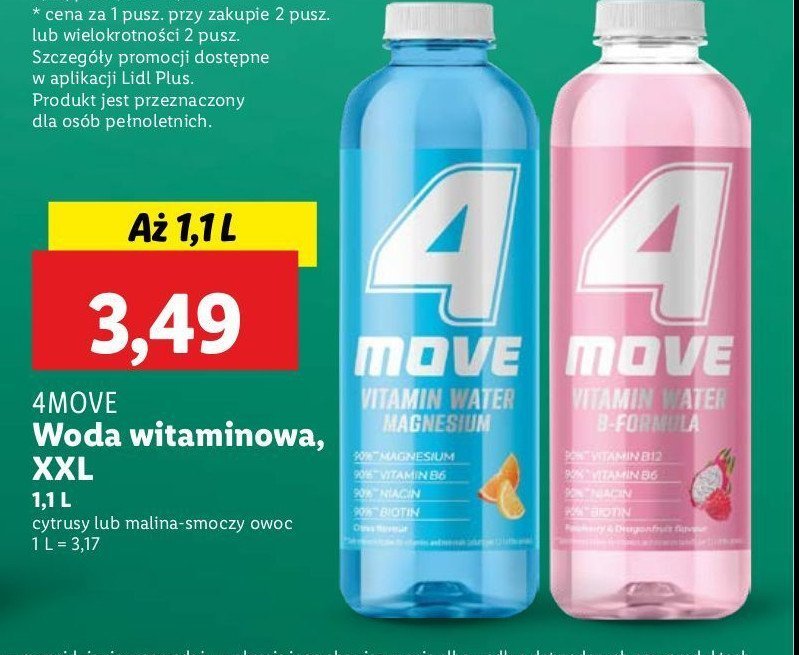 Nap贸j witaminy i minera艂y 4move vitamin water promocja