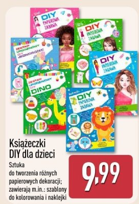 Książeczki DIY dla dzieci promocja w Aldi
