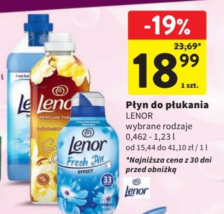 Koncentrat do płukania spring Lenor classic promocja