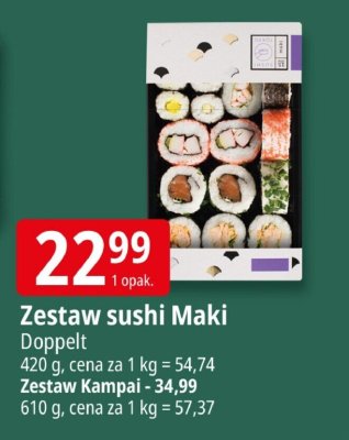 Sushi maki Doppelt promocja w Leclerc