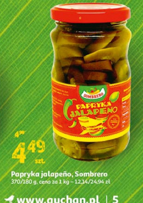 Papryka jalapeno Sombrero promocja