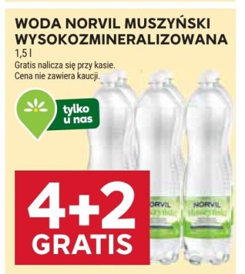Woda wysokozmineralizowana promocja w Stokrotka