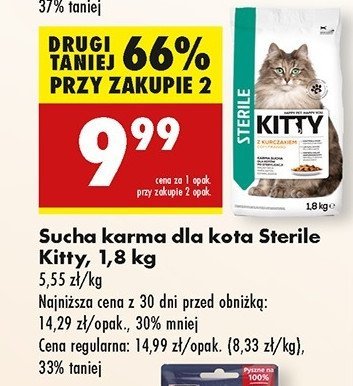 Karma dla kota sterile Kitty promocja