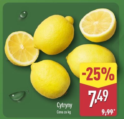 Cytryny promocja w Aldi