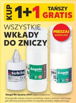 Wszystkie wkłady do zniczy 1+1 GRATIS promocja w Kaufland