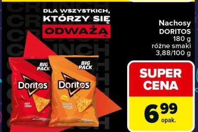 Nachosy Doritos 180 g różne smaki promocja w Carrefour Market