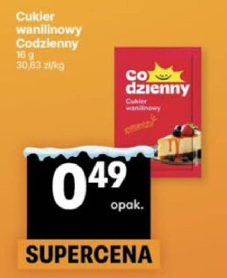 Cukier wanilinowy Codzienny promocja w Delikatesy Centrum