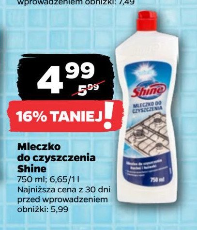 Mleczko do czyszczenia Shine classic promocja