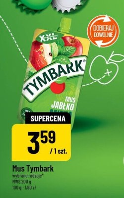 Mus Tymbark wybrane rodzaje promocja w POLOmarket