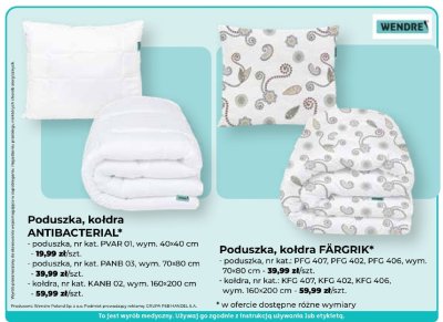 Poduszka ANTIBACTERIAL PVAR 01 promocja w PSB Mrówka