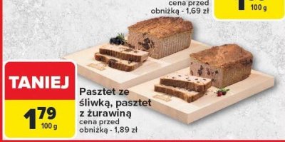 Pasztet ze śliwką Indykpol promocja w Carrefour