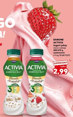 Jogurt pitny Activia, różne rodzaje promocja w Kaufland