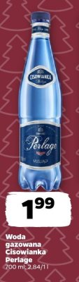Woda gazowana Cisowianka Perlage promocja w Netto