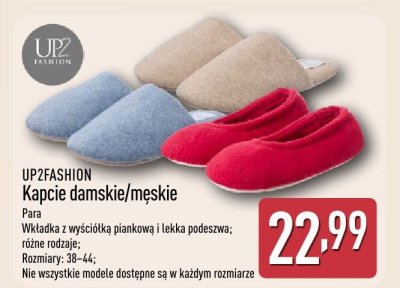 Kapcie UP2FASHION Kapcie damskie/męskie promocja w Aldi