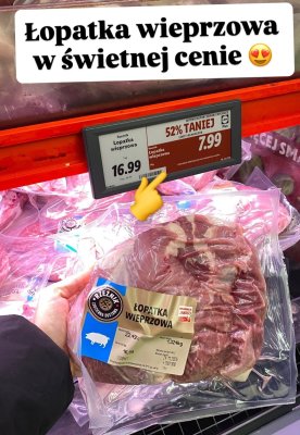 Łopatka wieprzowa promocja w Lidl