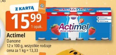 Actimel Danone promocja w Leclerc