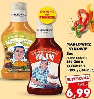 Sos hamburgerowy Makłowicz i synowie promocja