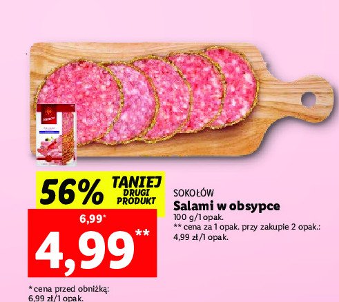 Salami w obsypce z zielonej papryki Soko艂贸w promocja