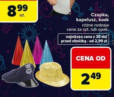 Czapka, różne rodzaje promocja w Carrefour