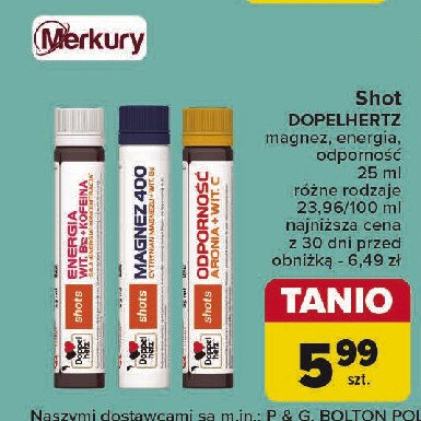 Shot odporność Doppelherz promocja