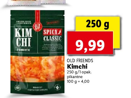 Kimchi pikantne Old friends promocja