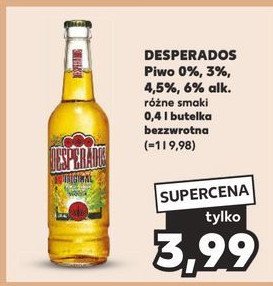 Piwo Desperados lemon 0% promocja