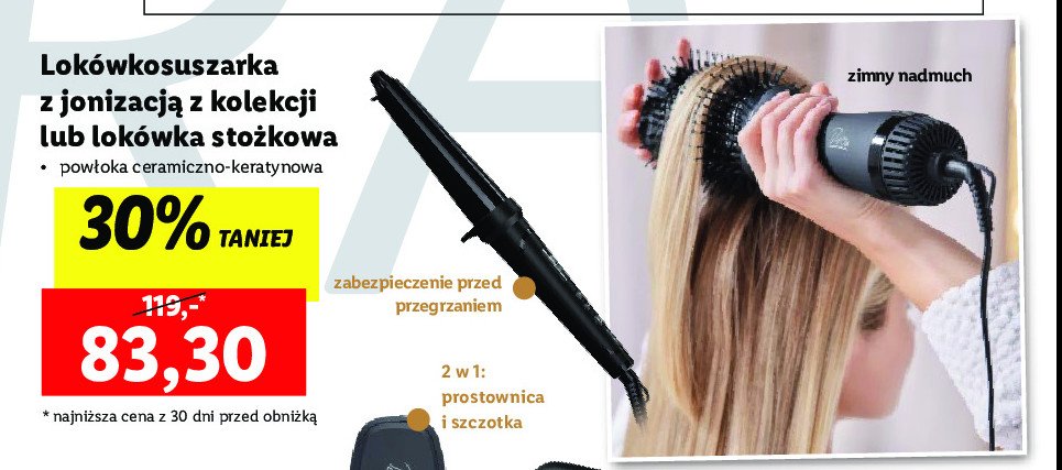 Lok贸wko-suszarka z jonizacj膮 promocja