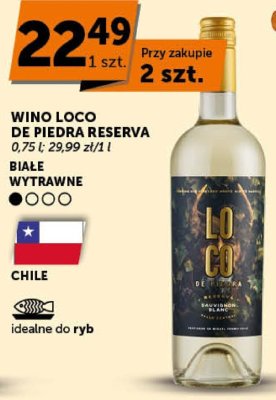 Wino Loco de Piedra Reserva promocja w Groszek
