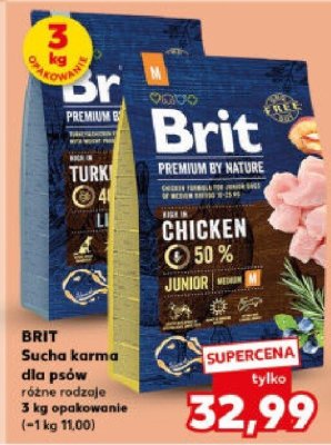 Karma BRIT Sucha karma dla psów różne rodzaje 3kg promocja w Kaufland