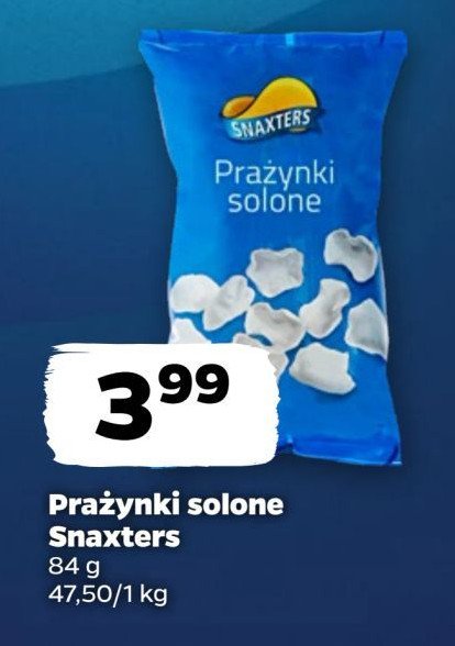 Prażynki solone Snaxters promocja