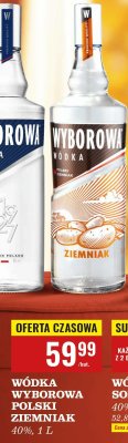 Wódka Wyborowa Polski Ziemniak 40% 1L promocja w Biedronka