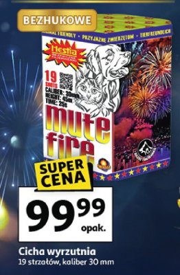 Cicha wyrzutnia 19 strzałów, kaliber 30 mm Pure Fire promocja w Auchan