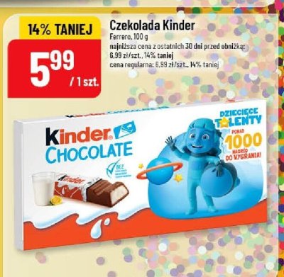 Czekolada Kinder Ferrero promocja w POLOmarket