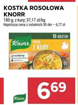 Kostka rosołowa Knorr promocja w Stokrotka