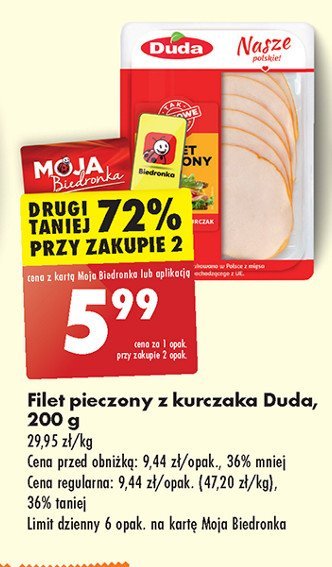 Filet pieczony z kurczaka Silesia duda promocja