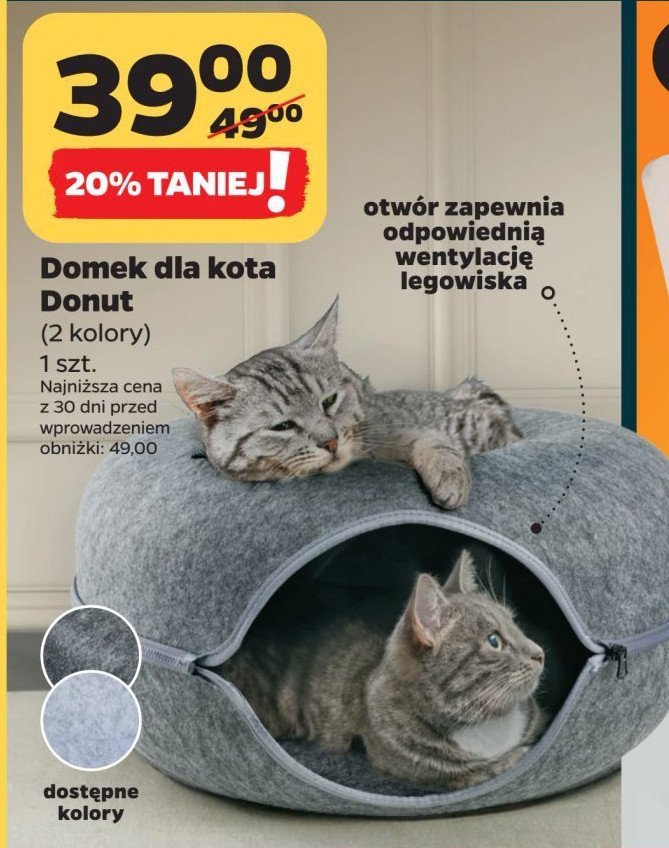 Domek dla kota donut promocja