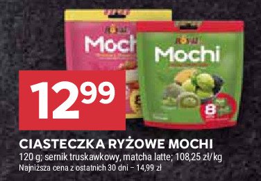 Ciasteczka ryżowe mochi sernik truskawkowy promocja w Stokrotka