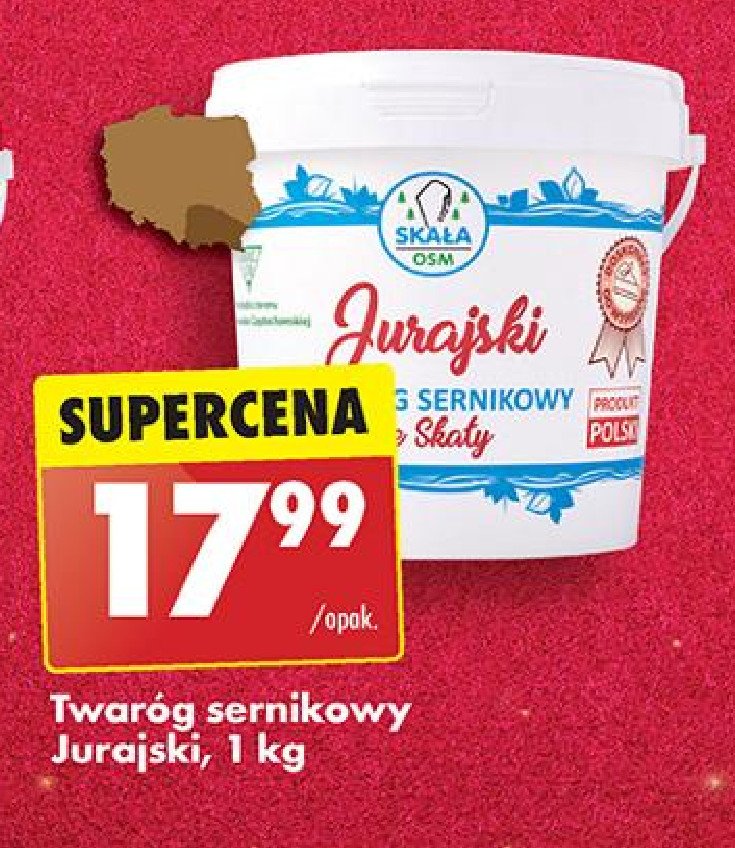 Twaróg sernikowy Osm skała promocja w Biedronka