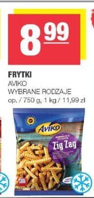 Frytki AVIKO wybrane rodzaje promocja w SPAR