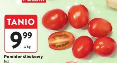 Pomidor śliwkowy promocja w Intermarche
